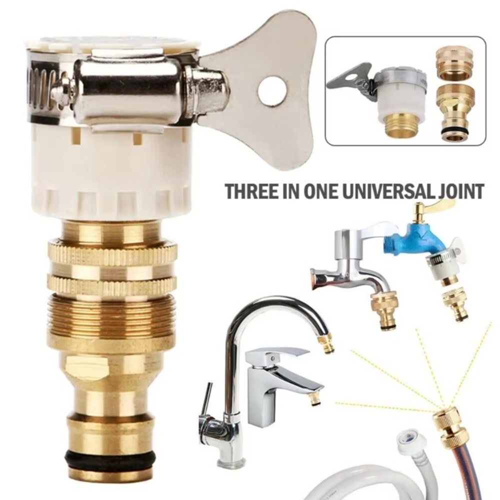 Gardening Tools For Beginners - New Universal Hose Tap Adapters Practical