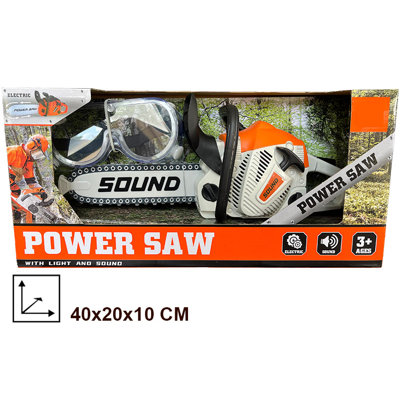 Toy Chainsaw with Goggles Chil - Gardening Tools Kids Set ulasan dan harga