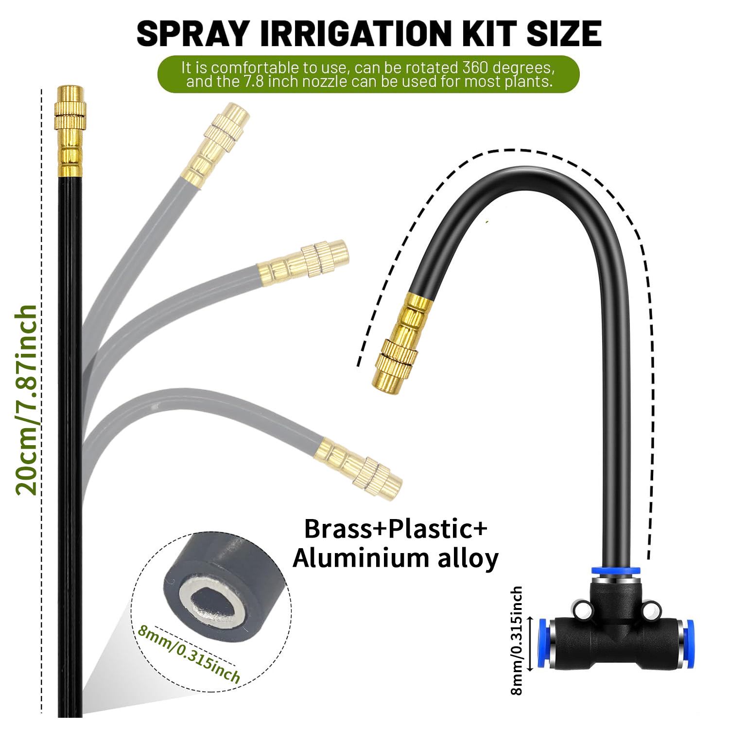 Garden 5/8mm PE Hose Sprayer K - Root Watering Spike ulasan dan harga