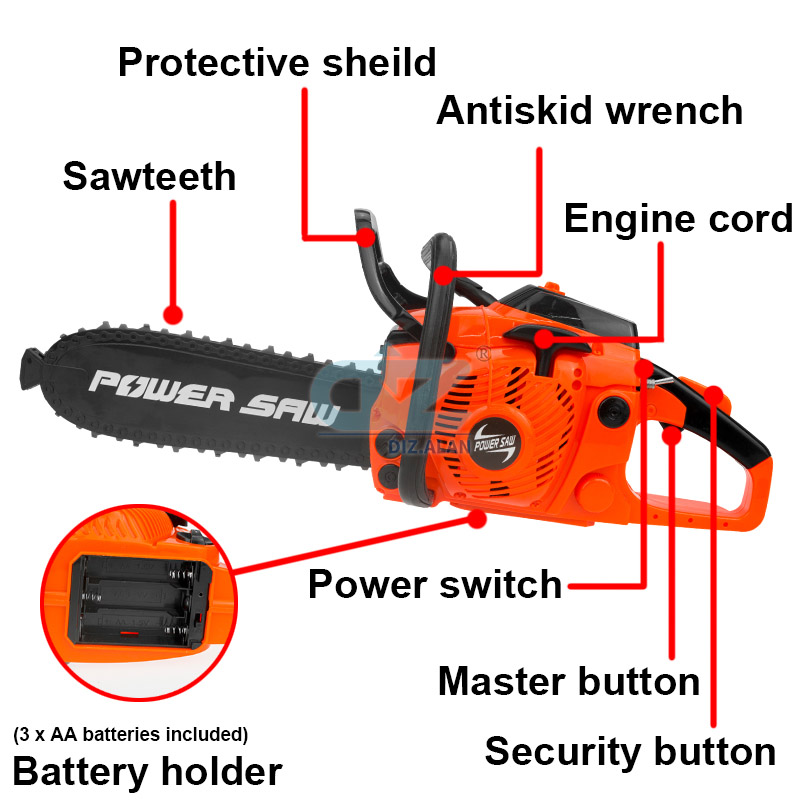 Kids Tools Power Chainsaws Ele - Gardening Tools Kids Set ulasan dan harga