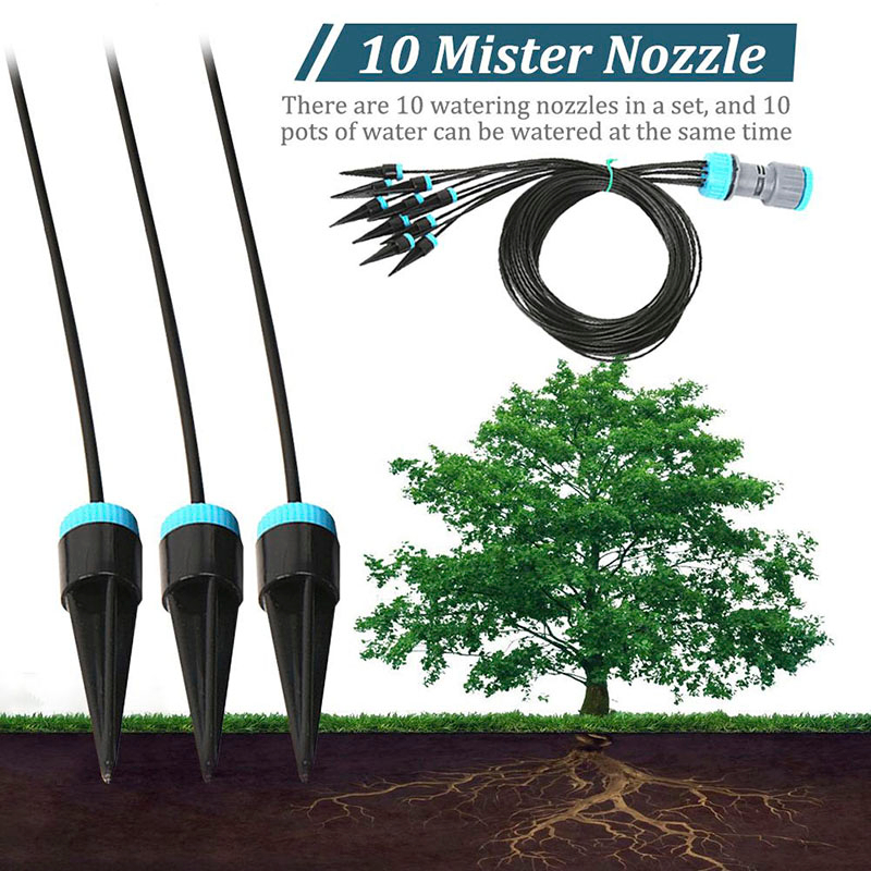 10Pcs Drip Irrigation Kit Plan - Root Watering Spike ulasan dan harga