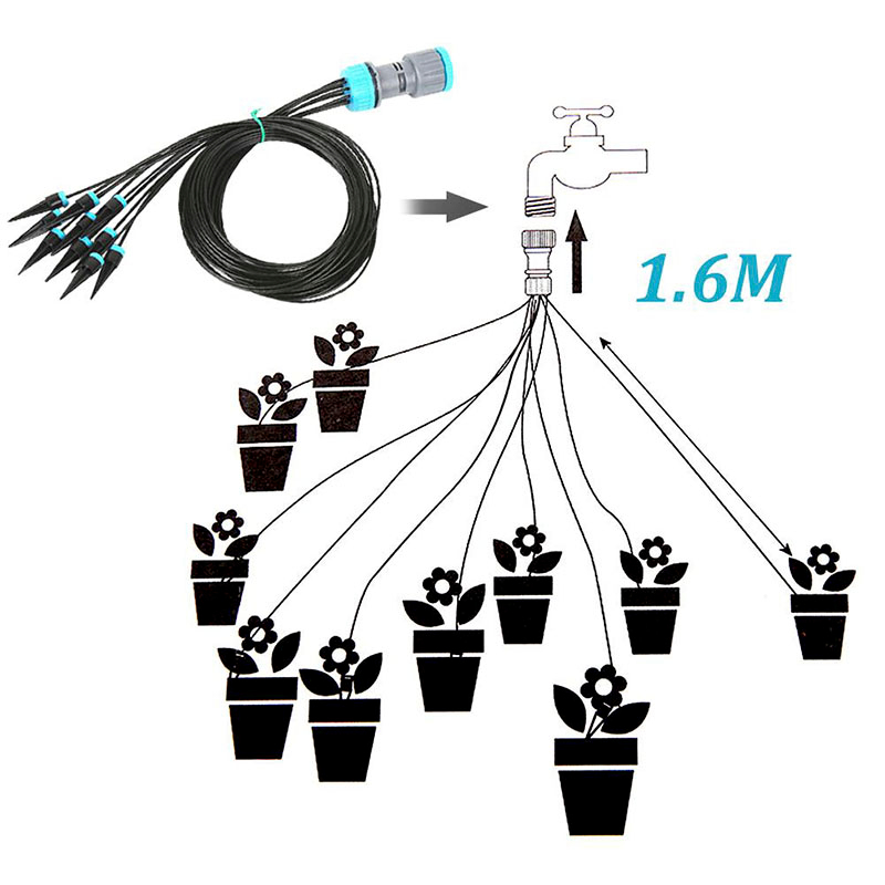 10Pcs Drip Irrigation Kit Plan - Root Watering Spike ulasan dan harga