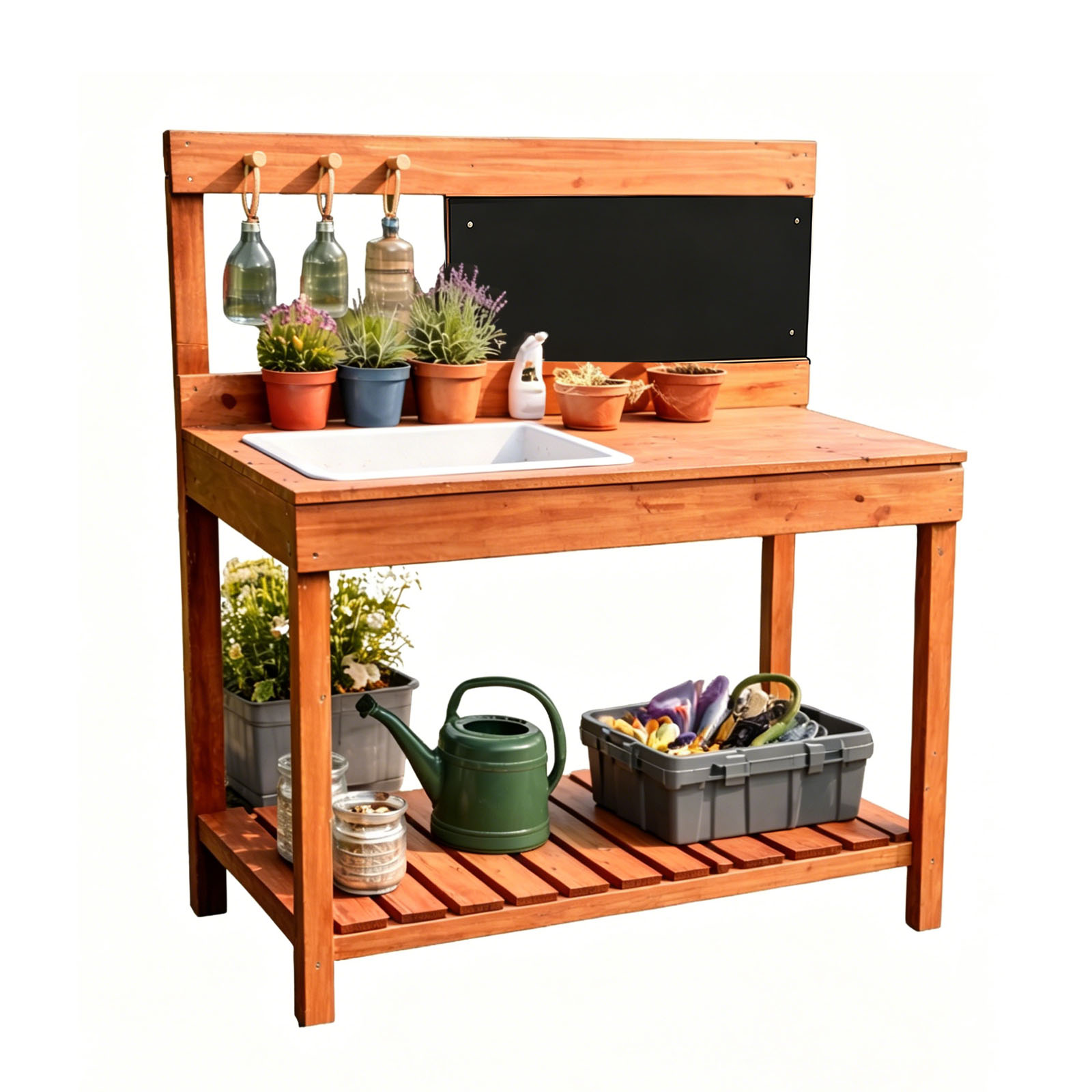 Wooden Potting Benches For Chi - Gardening Tools Wooden ulasan dan harga