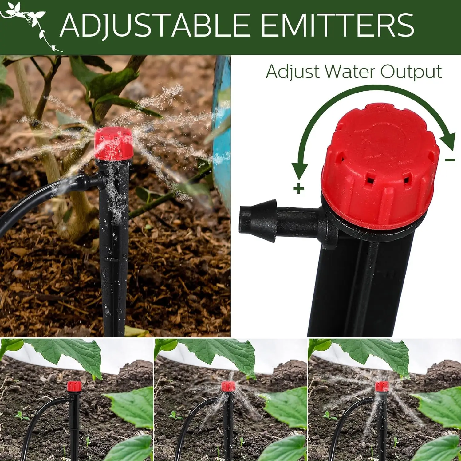 Drip Emitters for 1/4' Drip Ir - Root Watering Spike ulasan dan harga