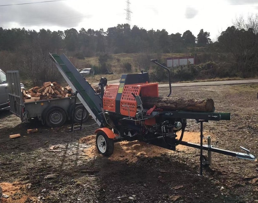 20T Hydraulic Log Splitter For - Gardening Tools Video ulasan dan harga