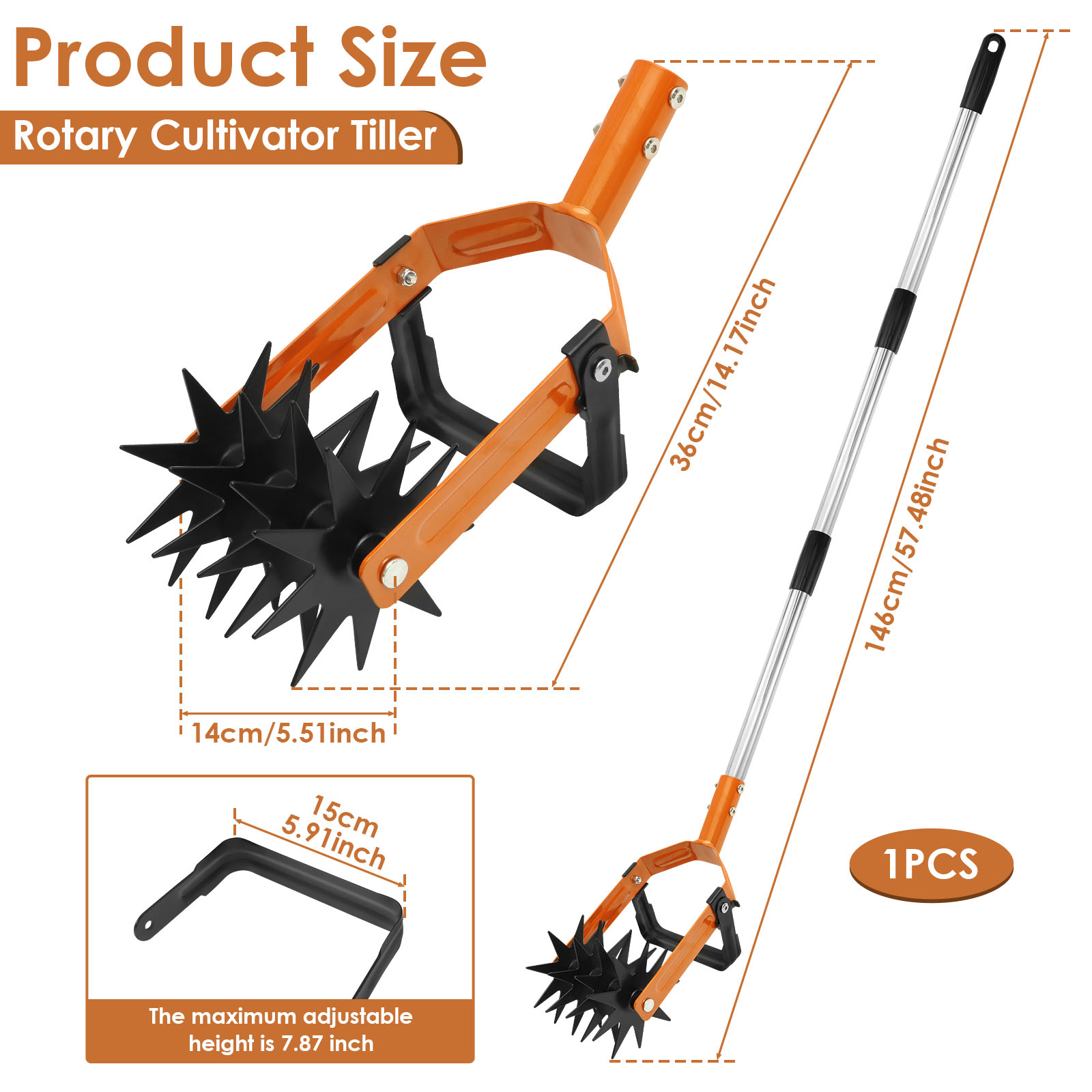 New 2-in-1Tiller Tool Stainles - Gardening Tools For Beginners ulasan dan harga